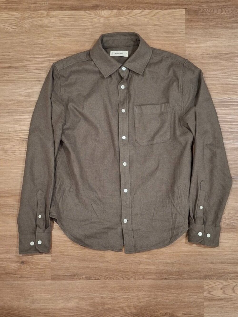 NWOT - Everlane Brushed Flannel Shirt - Small - Heather Thyme